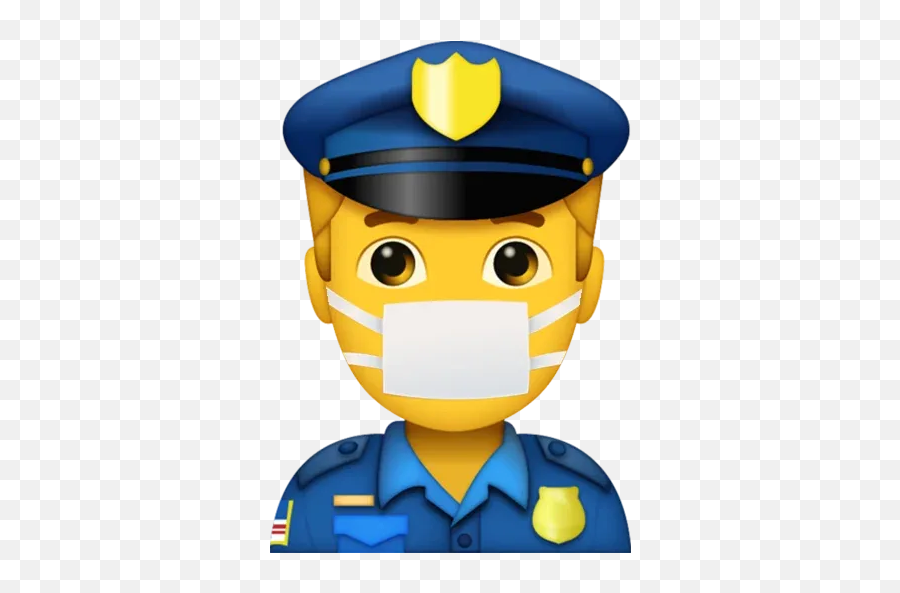 Corona Emoji 3 - Female Police Officer Emoji,Emoji Iphone 3