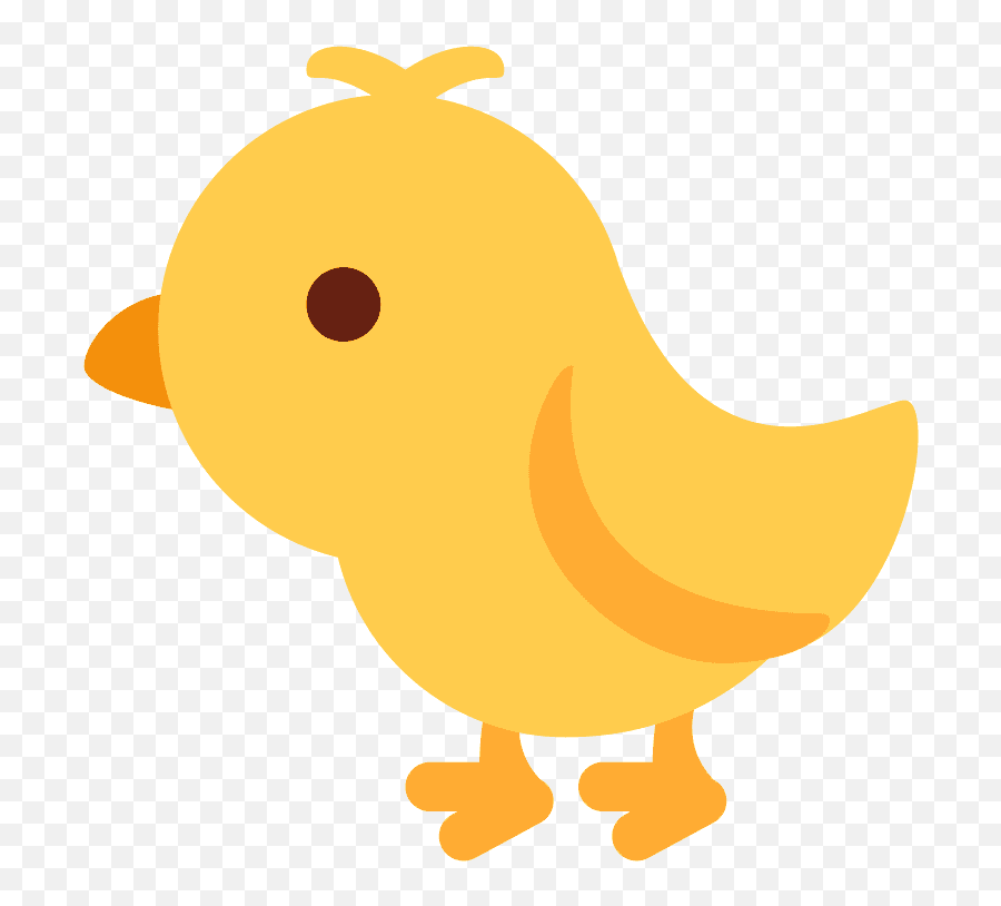 Baby Chick Emoji Clipart - Chick Clipart Png,Twitter Bird Emoji