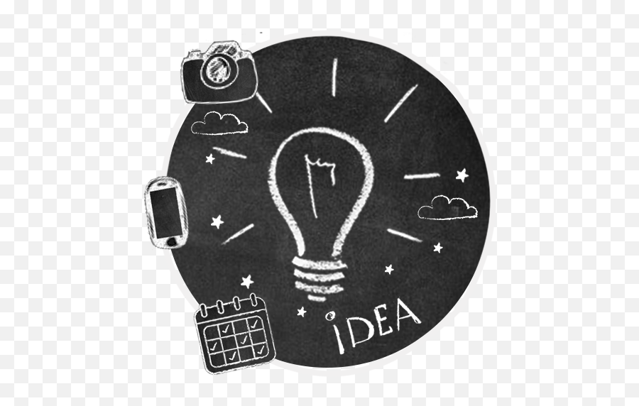 Graffiti Blackboard Themes U0026 Live Wallpapers U2013 Apps On - Light Bulb Emoji,Parachute Emoji