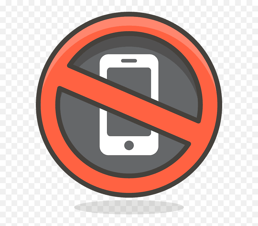 No Mobile Phones Emoji Clipart - Mobile Phone,Cellphone Emoji