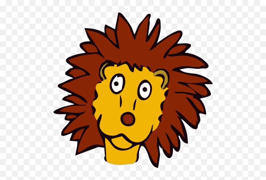 Cartoon Lion Face Png Svg Clip Art For Web - Download Clip Funny Lion Face Png Emoji,Lion Emoji Png