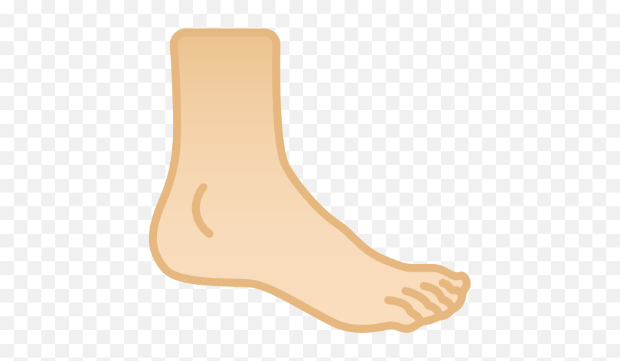 Foot Emoji With Light Skin Tone Meaning With Pictures - Fuß Emoji,Foot Emoji