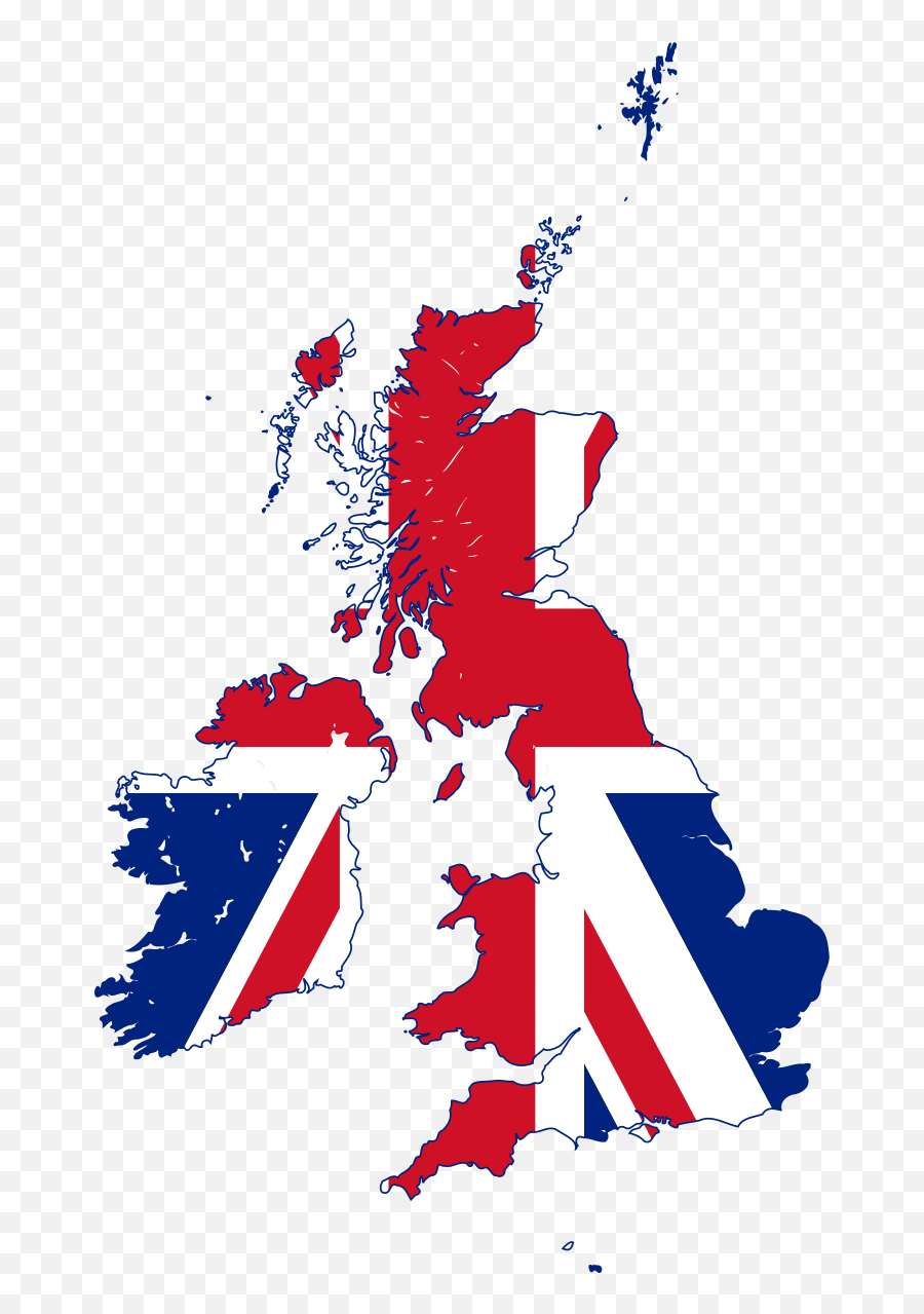 Flag Map Of The United Kingdom 1801 - United Kingdom Flag Map Emoji,British Flag Emoji