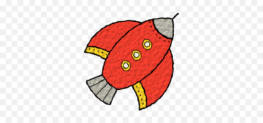 Red Rocket Drawing - Rocketship Clipart Png Emoji,Flag And Rocket Emoji