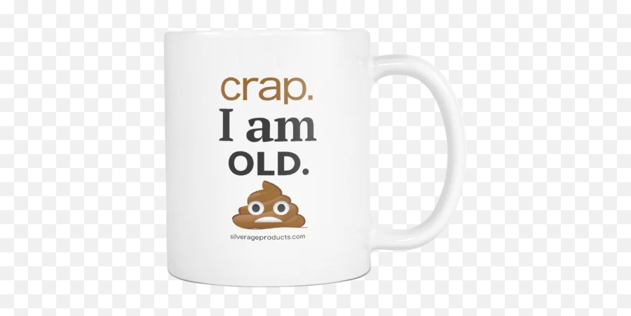 Aging Humor Mugs - Coffee Cup Emoji,Coffee Mug Emoji