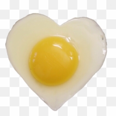 Egg Heart Food Emoji Cute Aesthetic - Egg Love Png,Fried Egg Emoji
