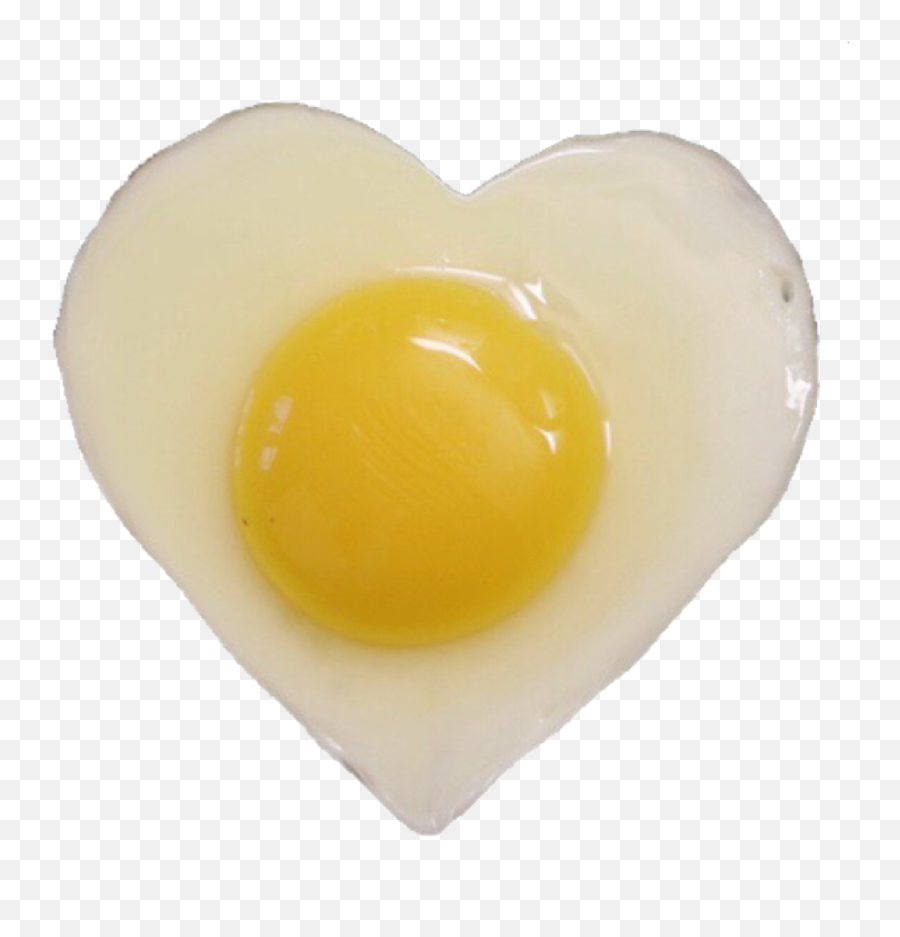 Egg Heart Food Emoji Cute Aesthetic - Egg Love Png,Fried Egg Emoji