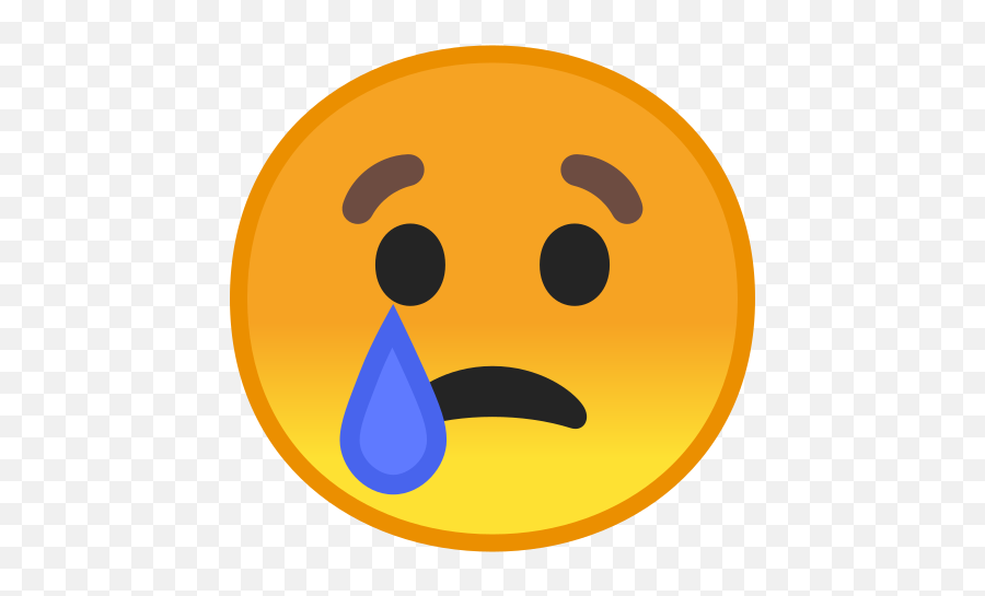 Crying Face Emoji - Sad Face Emoji,Crying Emoji