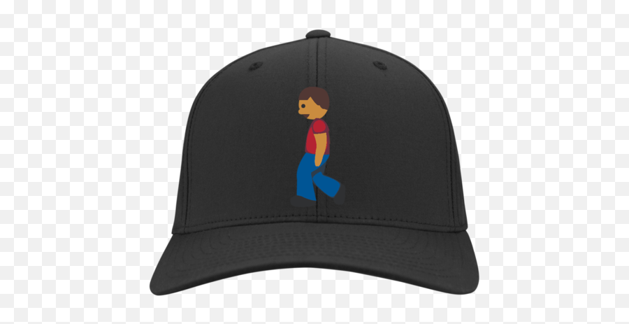 Man Walking Emoji C813 Port Authority Flex Fit Twill - Baseball Cap,Flex Emoji