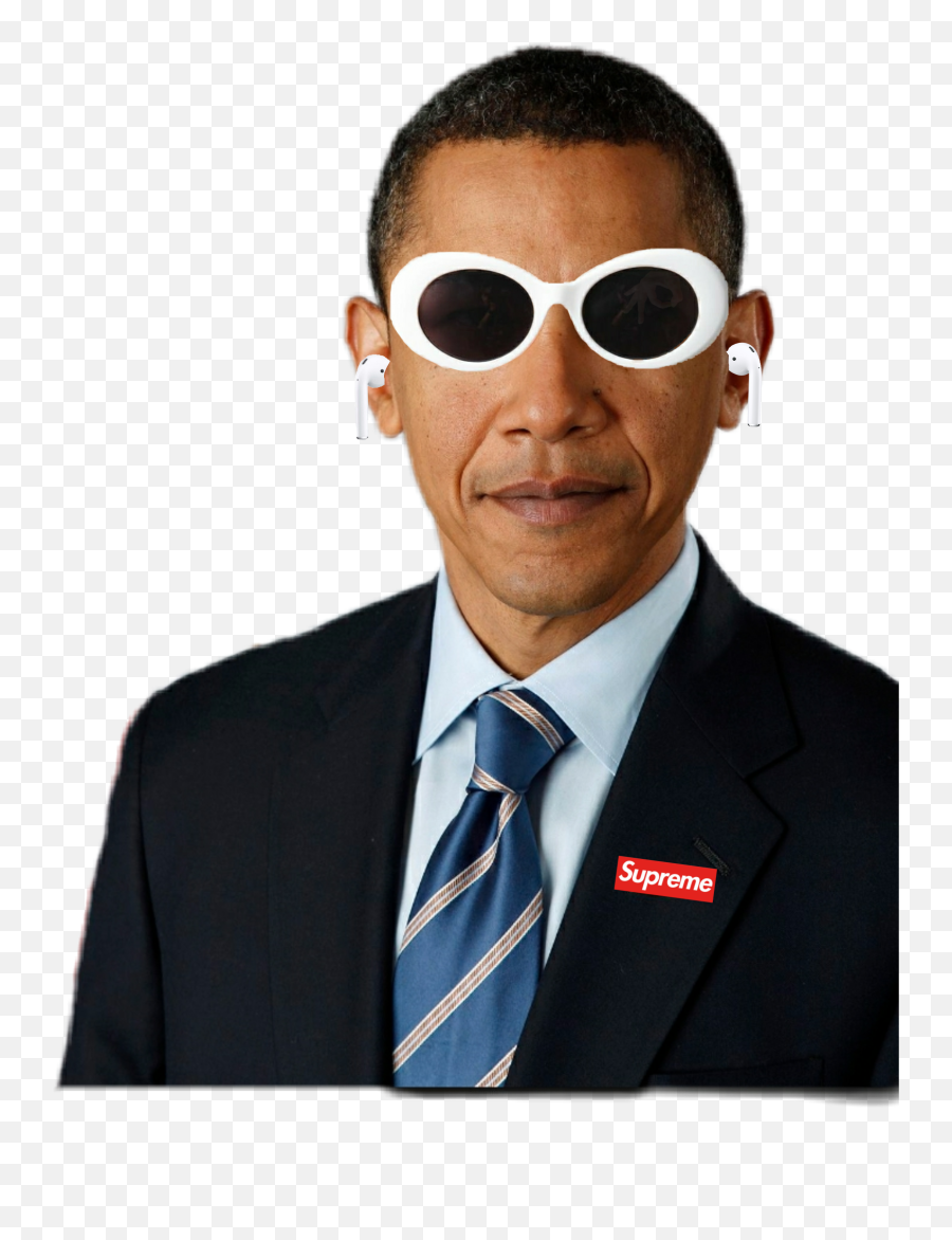 Meme Obama Obama Meme Airpods - Barack Obama Transparent Png Emoji,Obama Emoji App