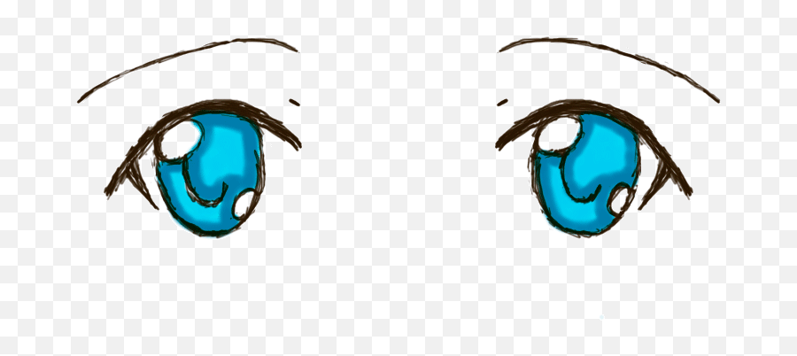 Top Wicked Blue Eyes Stickers For Android Ios - Cartoon Emoji,Puppy Eyes Emoji