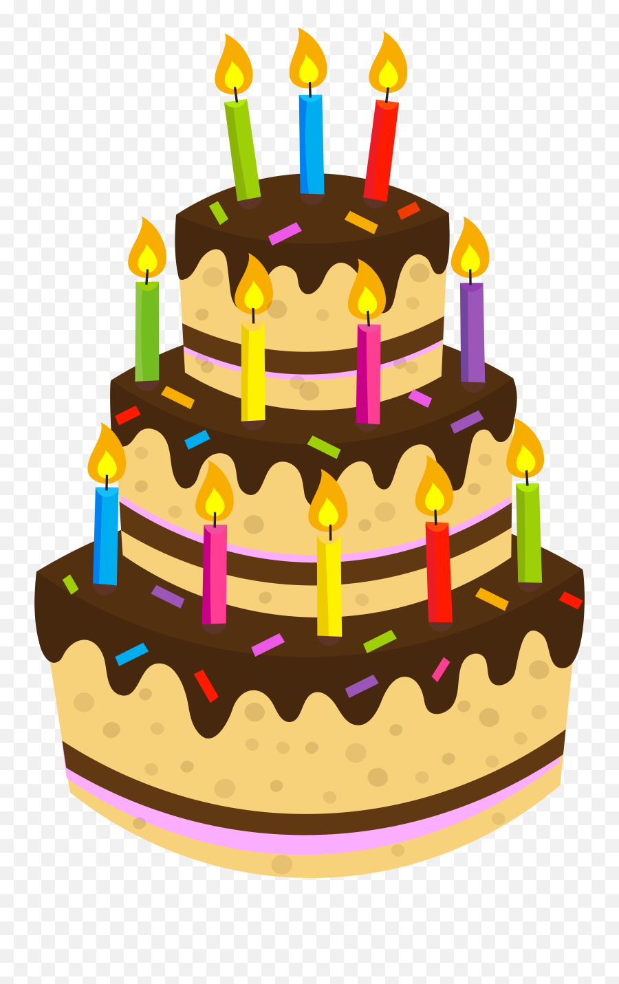 Birthday Cake Chocolate Cake Clip Art - Birthday Cake Png Transparent Background Birthday Cake Clipart Emoji,Emoji Birthday Cake