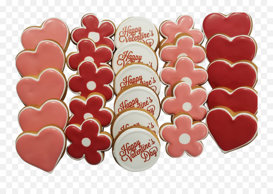Download Kiss My Butt Valentine Cookies - Heart Emoji,Emoji Butt