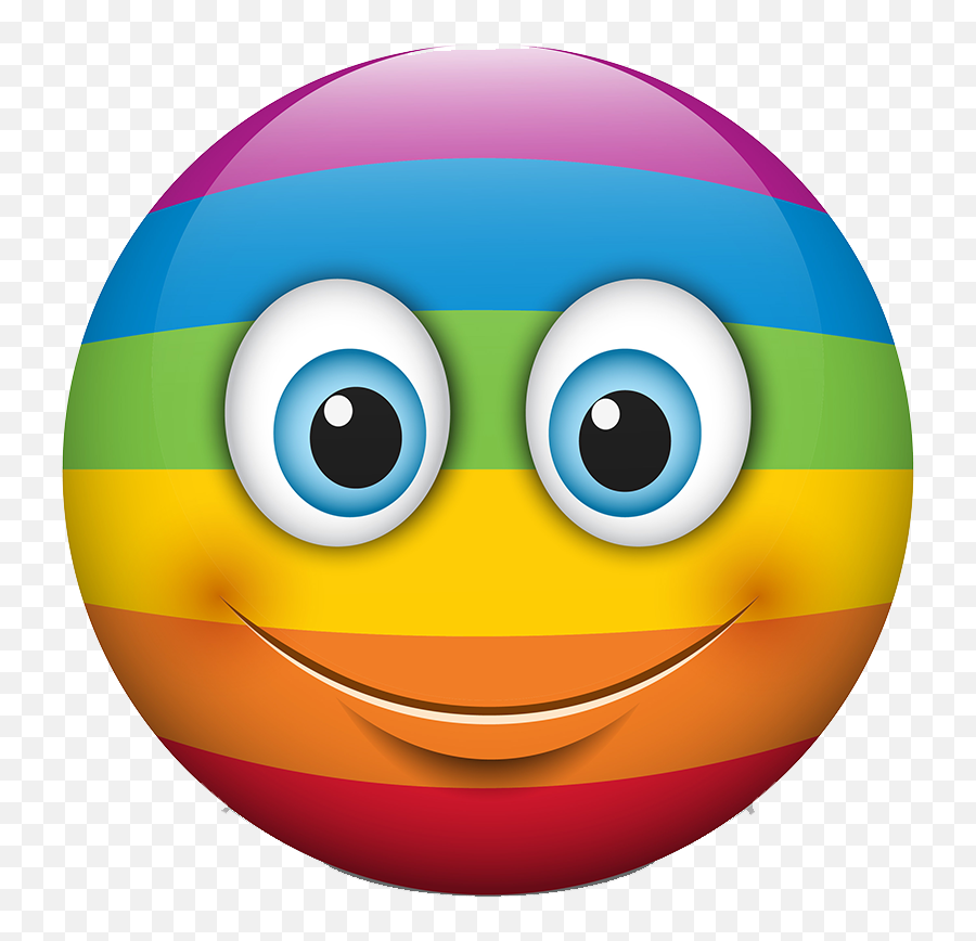 Pin Tillagd Av Irene Hansson På Smiley - Rainbow Emoji Smiley Face,Dumbbell Emoji