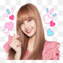 Korean Idol Sticker For Whatsapp - Stickers De Blackpink Lisa Emoji,Wemoji
