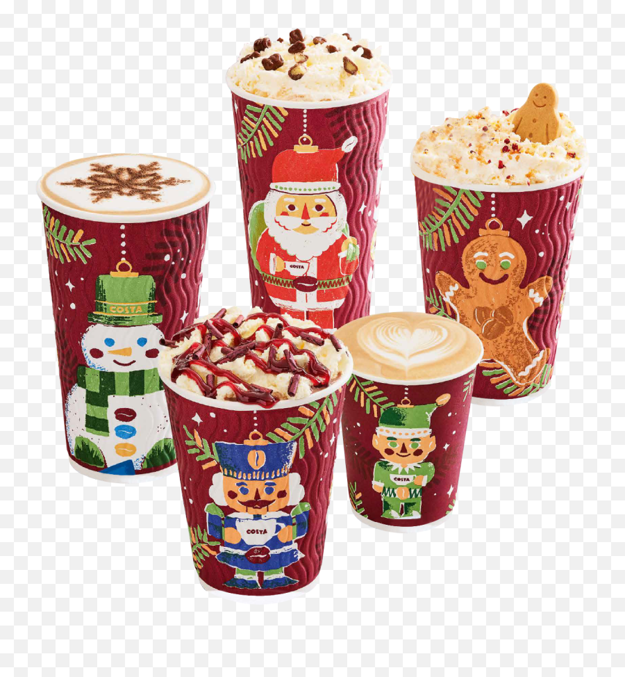 Costa Christmas Takeaway Cups - Costa Christmas Cups 2019 Emoji,Hot Chocolate Emoji