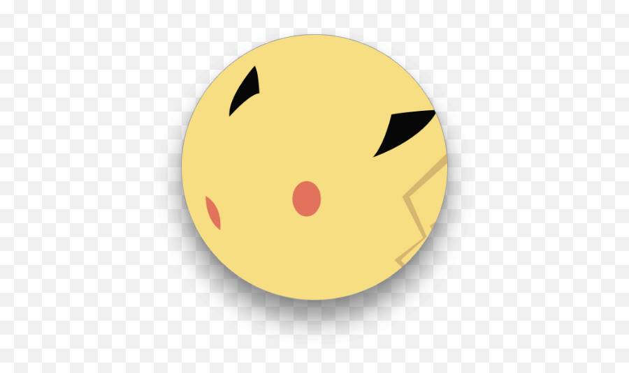 Hyper Pokemon - Circle Emoji,Pikachu Emoticon