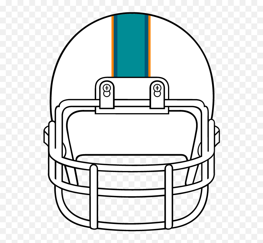 Football Helmet Clip Art Free Clipart - Front Football Helmet Clipart Emoji,Miami Dolphins Emoji