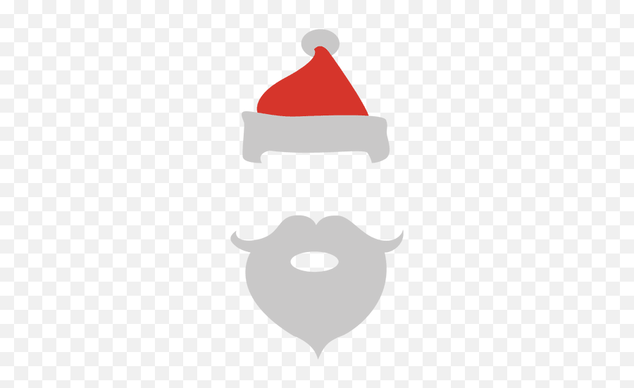 Christmas Santa Face Beard - Transparent Png U0026 Svg Vector File Santa Face Png Transparent Emoji,Beard Emoticon