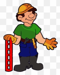 Transparent Construction Worker Clipart - Background Emoji