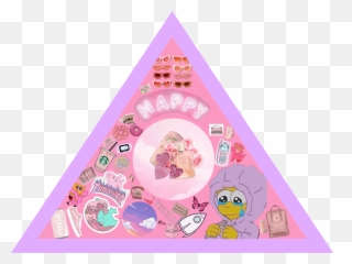 Pink Interesting Art Summer Photography - Triangle Emoji
