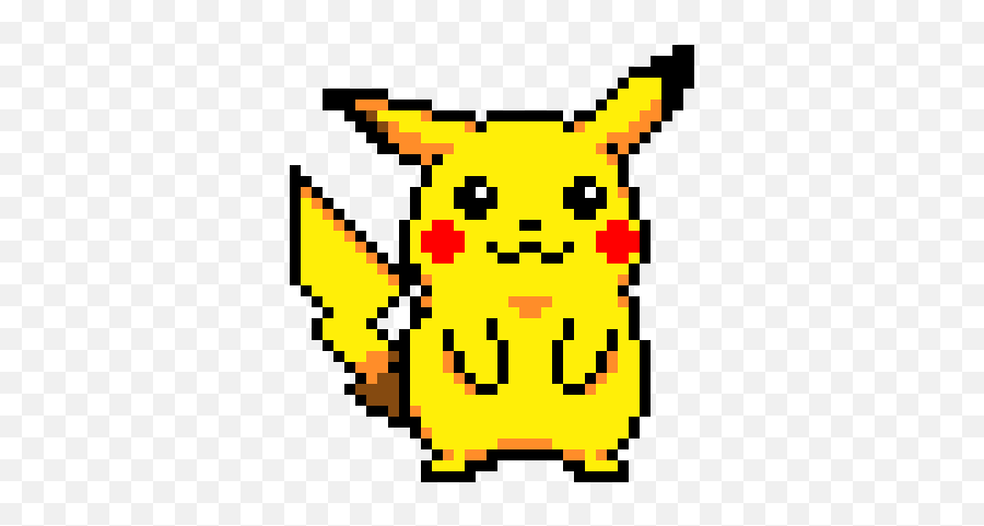 Pixel Art Gallery - Pikachu Pixel Art Png Emoji,Puppy Eye Emoticon