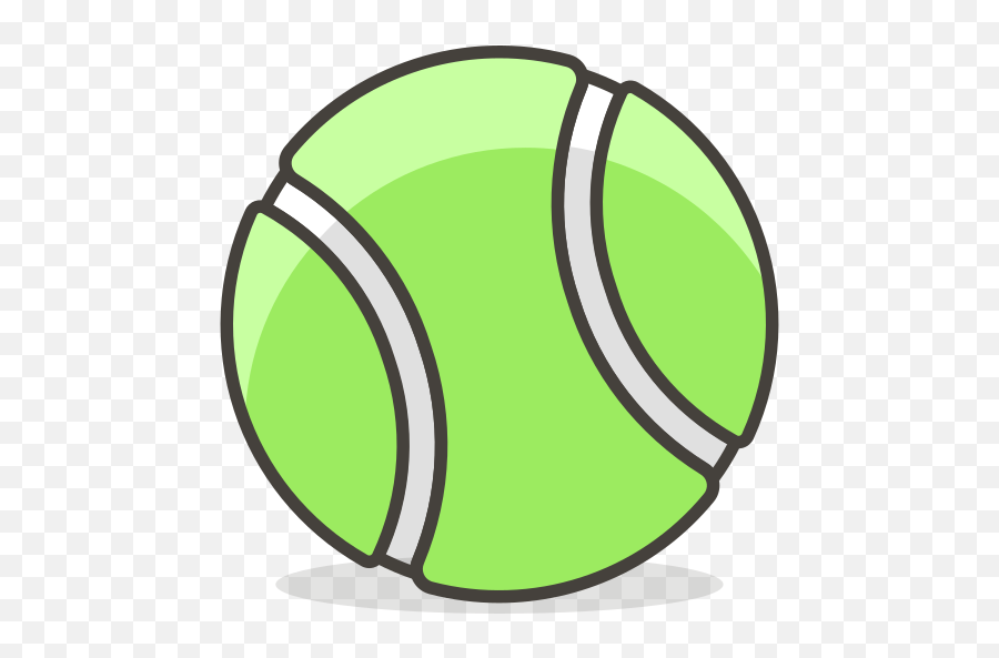 Tennis Ball - Dibujo Pelota De Tenis Emoji,Emoji Tennis Ball And Arm