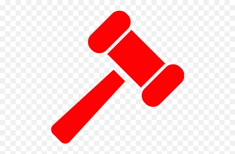 Gavel Clipart Red Gavel Red Transparent Free For Download - Silhouette Thor Hammer Logo Emoji,Hammer And Sickle Emoji