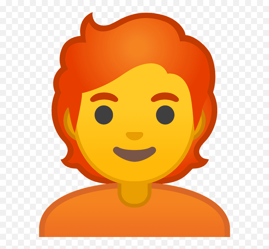 Red Hair Emoji Clipart - Curly Hair Clipart Boy,Hair Emoji