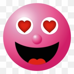 Naughty Emoji - Caritas Felices Con Ojos De Corazon Para Estampar,Bong Emoji