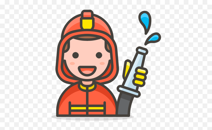 2 Firefighter Man Icon - Firefighter Emoji,Firefighter Emoji