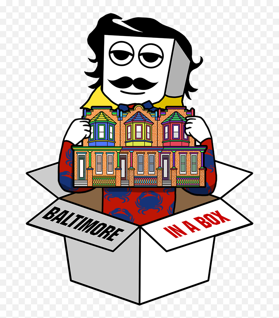 House Warming Baltimore Box - Fiction Emoji,Maryland Flag Emoji
