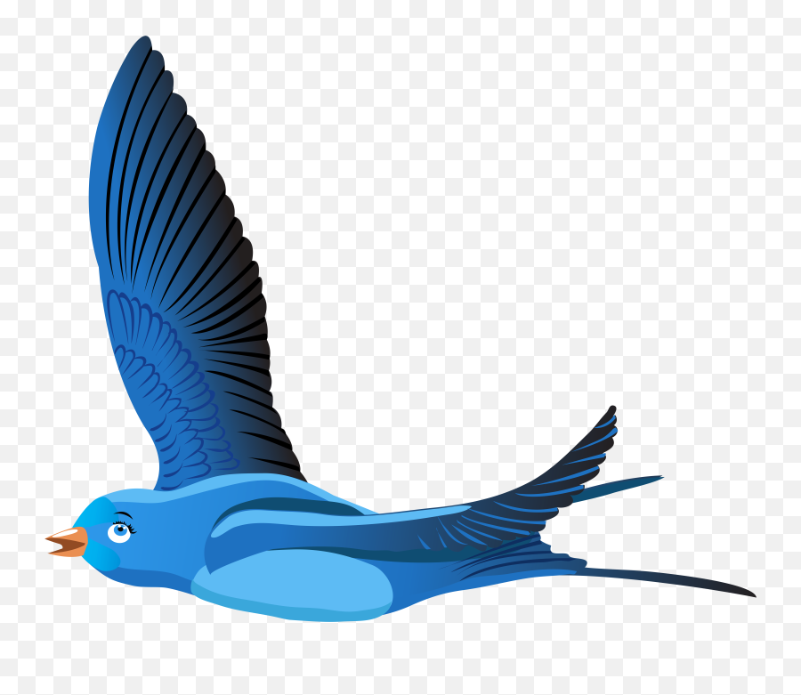 Blue Bird Cartoon Transparent Clip Art Emoji,Blue Bird Emoji