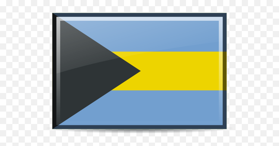 Bahamas Flag - Triangle Emoji,Bahamian Flag Emoji