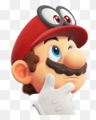Thinking - Mario Emoji,Sushi Emoji
