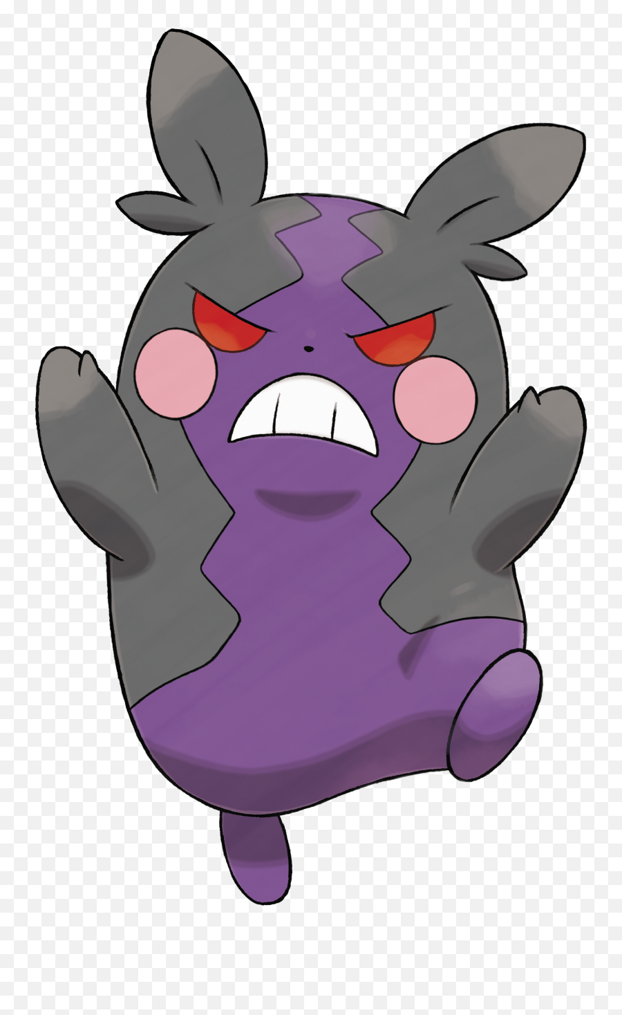 Morpeko Dark Type Render Sword - Pokemon Morpeko Emoji,Hangry Emoji