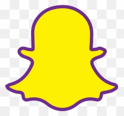 Social Media Snapchat Logo Symbol - Icon Emoji