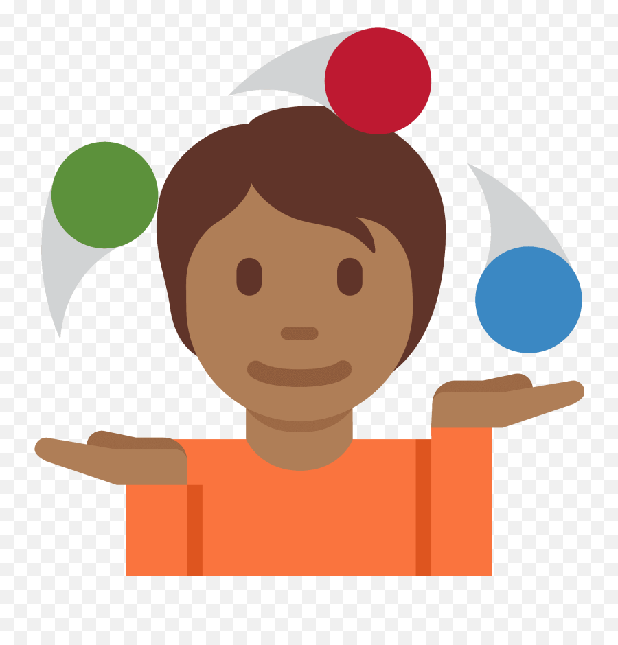 Person Juggling Emoji Clipart - Juggler Girl Clipart,Activity Emoji