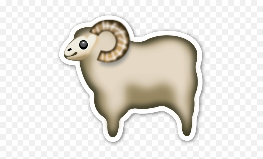 Sheep - Emoji Sheep,Goat Emoji