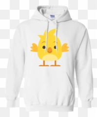 Cute Chick Emoji Hoodie - Hoodie,Chick Emoji