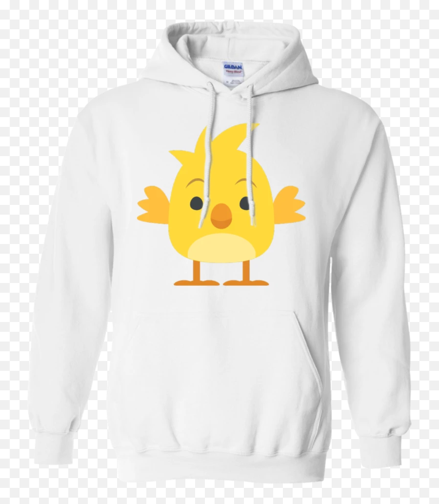 Cute Chick Emoji Hoodie - Hoodie,Chick Emoji
