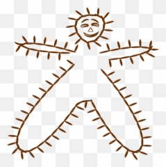 Stitched Character Vector Illustration - Man Emoji