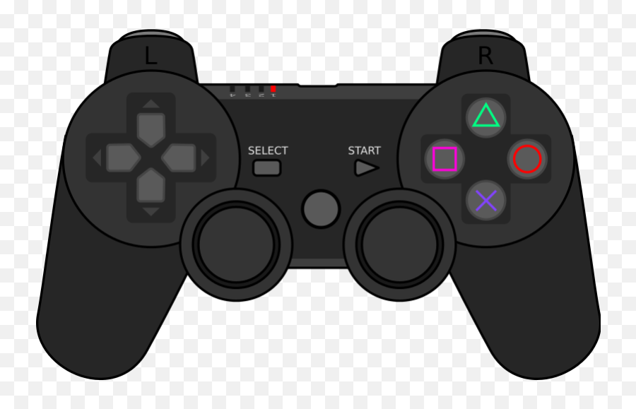 Playstation 3 Gamepad - Games Console Clipart Emoji,Game Controller And X Emoji