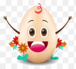 Eggs Vector Cartoon Picture - Qu Trng Hot Hình Emoji,Cracked Egg Emoji