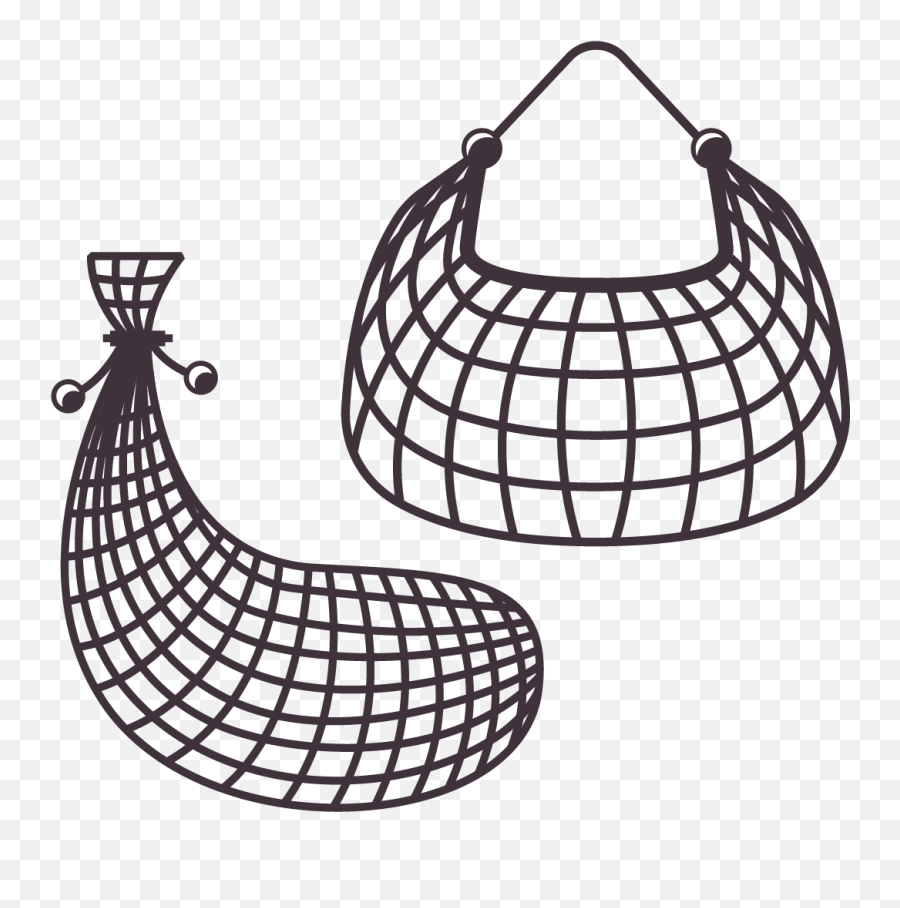 Black And White Png Files - Fishing Net Clip Art Emoji,Emoji Fish Net