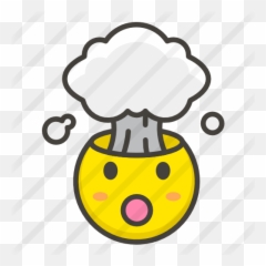 Explosion - Exploding Head Clipart Emoji
