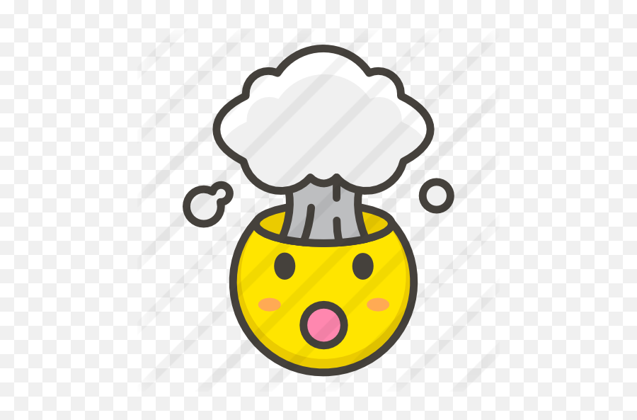 Explosion - Exploding Head Clipart Emoji,Explosion Emoji