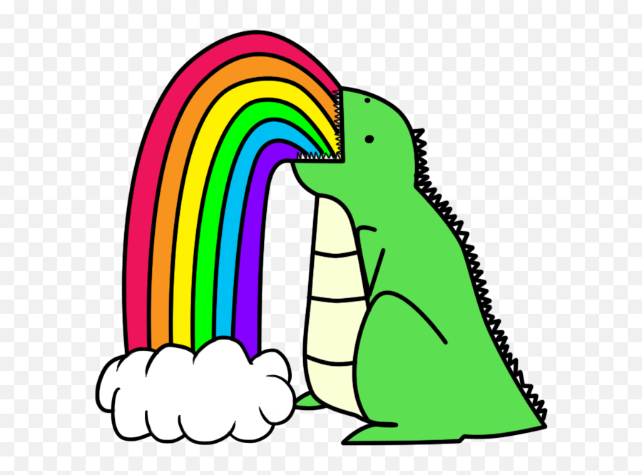 Drawings Of Rainbows - Guy Barfing Rainbow Gif Emoji,Barfing Rainbow Emoji