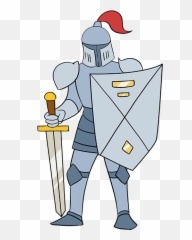 Really Easy Drawing Tutorial - Simple Knight Drawings Emoji