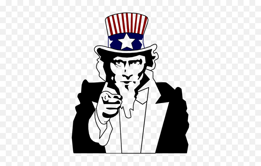 Estranged Uncle Sam - We Want You Invisible Background Emoji,Flag Party Liberty 4 Emoji